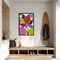 Amanti Art Framed Fabric Pinboard 25 x 37 Printed Bulletin Board for Use as a Vision Board or Wall Organization